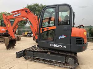 Pas cher utilisé mini pelle Sur Chenilles DH60-7 Usine vente utilisé mini pelle machines DH60-7 - Product Image 4