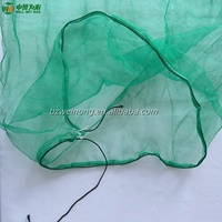 Sac à cordons vert 80x100cm 50g/m² durable WEINONG pour la récolte des dattes, structure stable et autoportante pour usage agricole