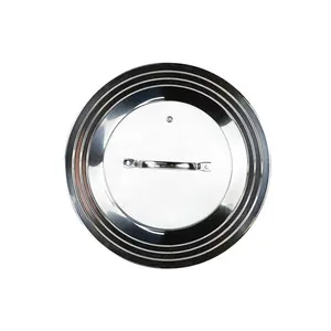 Stainless Steel Universal Lid for Pots, Pans and Skillets - Fits 7 In to 12 In Pots and Pans - Replacement Frying Pan Cover