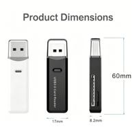 Lector de Tarjetas 2 en 1 USB 2.0 y 3.0, el Más Barato de Fábrica, para Tarjetas SD y TF, Lector de Memoria, Adaptador Multitarjeta, Unidad Flash para Portátil