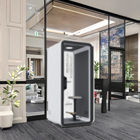 Cabines de travail insonorisées multifonctionnelles UNIBOOTH durables et mobiles, cabines de réunion privées personnalisables, modernes, pour bureaux, hôpitaux, hôtels