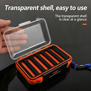 Caja de Pesca Profesional Impermeable de ABS, Organizador de Señuelos Resistente, Estuche para Anzuelos y Accesorios, Portátil, Transparente, Venta al Por Mayor - Product Image 6