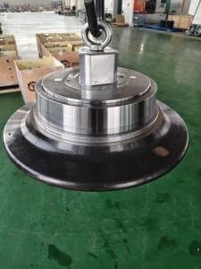 Tête de coupe à disque unique pour machine de tirage de conduites <span class=keywords><strong>TBM</strong></span> pour roche dure, usage construction, Qingyue OEM, 12,5 pouces, acier allié - Product Image 3