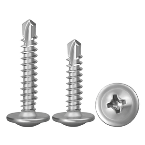 Chất lượng cao #6 #10 4.2mm 4.8mm 410 thép không gỉ tấm kim loại <span class=keywords><strong>Tek</strong></span> Tự Khai thác vít Phillips Giàn đầu tự khoan vít - Product Image 1