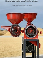 Moulin à céréales intégré automatique, décortiqueuse de riz, moteur en cuivre pur 2,6 kW, décortiqueuse de paddy multifonctionnelle pour la maison et la ferme