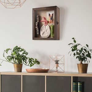 Moderna Cornice Nera in Legno Quadrata 8x10 per Foto e Ricordi di Animali Domestici, Espositore per Decorazione Casa - Product Image 4