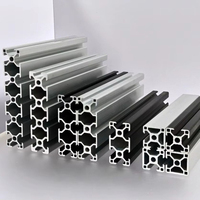 Profilé en aluminium extrudé industriel, norme EU GB, série 20-100, 6063 T5, longueur personnalisée pour équipement d'automatisation, poste de travail, OEM