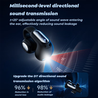 Accessoire audio à clip d'oreille ouvert avec conduction sonore directionnelle et structure anti-fuite sonore