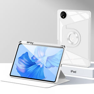 2024 nouveau pour le <span class=keywords><strong>Mate</strong></span> <span class=keywords><strong>Pad</strong></span> Pro <span class=keywords><strong>12</strong></span>.2 étui de protection Air <span class=keywords><strong>12</strong></span> détachable magnétique pour Huawei iPad étui pour tablette acrylique PU cuir - Product Image 6