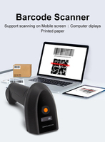 Escáner de Código de Barras 2D Inalámbrico USB Ligero para Gestión de Inventario en Comercios, Altamente Rentable, Lectura Rápida y Precisa
