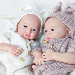 Venta al por mayor de alta calidad Bebes Soft Weighted <span class=keywords><strong>Reborn</strong></span> Baby Dolls Soft Silicone <span class=keywords><strong>Twins</strong></span> Boy and Girl - Product Image 1