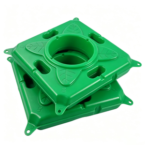 Sunsbuild Green PE Floating Island Self-Watering Durable Eco-Friendly Outdoor <b>Plastic</b> <b>Planter</b> Raft Square Aquatic Plant <b>Gardens</b> - Product Image 5
