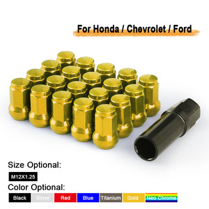 Aluminum Alloy Lug Nut Cap YC101850 For Car <b>Wheel</b> Hub <b>Replacement</b> Repair Accessory - Product Image 5