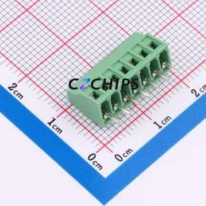 C254128V-7P0G36 Screw Terminal Block Through hole Component (THT),P=2.54mm Connector 1x7P 2.54mm 7P 1 - Product Image 2