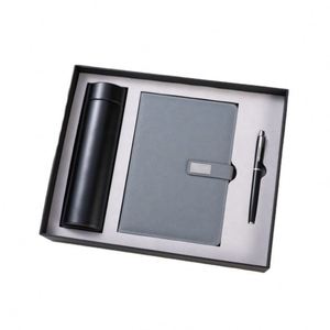 Custom Logo Corporate Leather Notebook and Pen Gift Set Luxury Business <b>Journal</b> Note Book Promotional Gift Set With Water Bottle - Product Image 3
