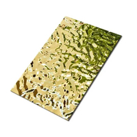 Panneaux muraux et de plafond en acier inoxydable Rylision 304/316L 2B norme JIS, épaisseur personnalisée, motif ondulé pour bâtiments