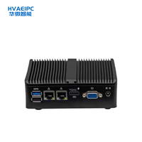Nuevo Mini PC Industrial sin Ventilador, Doble LAN, Puertos RS232 RS485 COM, DDR4, SSD, Automatización, IoT Gateway