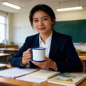 Mug à sublimation blanc 11oz - HARVIT HYMG-B376 - Design contemporain - Blanc avec revêtement de sublimation - Vente en gros usine Shandong - Product Image 5