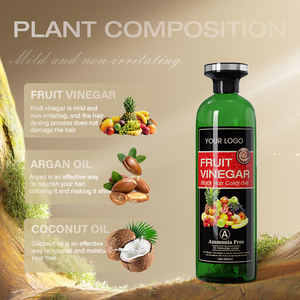 Gel de coloration de cheveux OEM de haute qualité pour hommes femmes extrait de fruit naturel crème de coloration rapide sans ammoniaque crème de fruits naturels - Product Image 5