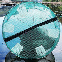 Cage de pêche à 3/4/5/6 trous, piège d'aquaculture, cage de capture de poissons facile à utiliser