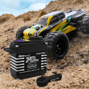 Motor Servo <span class=keywords><strong>GX</strong></span> X70S de 70 kg, sin Escobillas, Inducción Magnética, Engranaje Helicoidal de Acero, Impermeable IP68, para Coche RC, Robot Submarino, Drones RC - Product Image 6