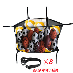 Pool Storage Mesh Bag Black <b>Large</b> Capacity For <b>Inflatable</b> Toys Outdoor Hanging Swimming Pool Use - Product Image 4