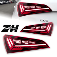 Feux arrière séquentiels à LED de style premium pour Audi Q5 2008-2017, avec guide lumineux et éclairage de circulation, amélioration du design