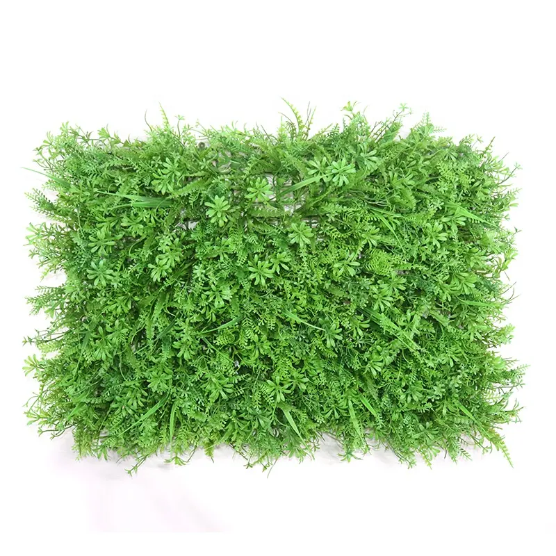 FC1103 Factory price vertical artificial green plastic grass wall for sale