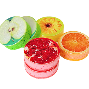 Esponja de Limpieza Baisenjie Divertida y Duradera, Anti-rayaduras, Reutilizable, con Diseño de Frutas, para Lavar Platos, Absorbe del 500% al 750% de Agua - Product Image 1
