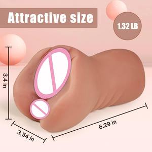 Dispositivo de masturbación masculino transfronterizo de molde sólido inverso, Copa de avión, Muñeca sexual adulta simulada con trasero grande y cadera, 100% - Product Image 5