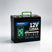 Paket Baterai LiFePO4 12V 48V 3000-6000 Siklus Bebas Perawatan Baterai Lithium Untuk RV Kapal Pesiar Kereta Golf Daya Darurat