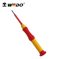 Tournevis de précision à fente avec poignée en plastique de qualité industrielle WEDO, fabrication OEM, vente en gros, personnalisation prise en charge