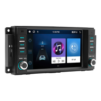 Système multimédia de voiture 7 pouces, sans fil, Carplay, Android Auto, WiFi, Bluetooth, pour Jeep Wrangler, Dodge, Chrysler, autoradio sans fil