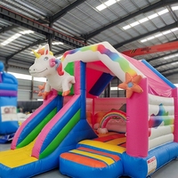Maison gonflable de rebond avec toboggan Maison de rebond Combo Girl Châteaux de saut abordables pour les enfants