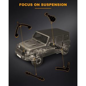 Kit de suspensión delantera de 6 piezas, barra estabilizadora, brazo de control inferior, rótula para Lexus ES300 - Product Image 3