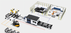 Cortadora Láser de Fibra CNC de 3, <span class=keywords><strong>6</strong></span>, 8 y <span class=keywords><strong>12</strong></span> kW para Chapa Metálica, Equipos para la Industria de Fabricación, Compatible con PLT - Product Image 3