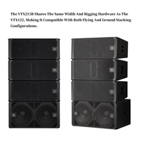 Caisson de basses passif Pro double 15 pouces de haute qualité Système audio de scène professionnel haute puissance