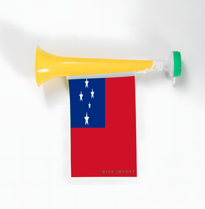 Drapeaux des îles Turcs et Caïcos, trompettes en plastique pour encourager lors d'événements sportifs, événements sportifs nationaux, supporters <span class=keywords><strong>de</strong></span> football - Product Image 5