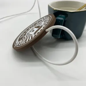 永不短路USB硅胶加热杯垫便携式温暖咖啡垫