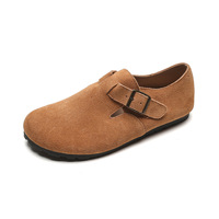 Chaussure formelle pour femme, Chaussure décontractée pour femme en cuir nubuck, Chaussure décontractée pour femme avec amorti, Chaussure Shabbos pour femme, Chaussure formelle pour femme pour la remise des diplômes