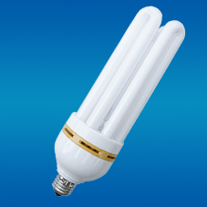 หลอดไฟ CFL พลาสติกสีขาว OEM ขั้ว E27 4U 6000K แสงเดย์ไลท์ 80lm/W 6000 ชั่วโมง CRI 80 AC 220V รับประกัน 2 ปี 2800 ลูเมนส์ - Product Image 4
