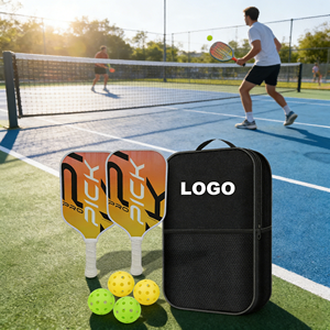 Pala de Pickleball de Fibra de Carbono Personalizada con Núcleo de Panal UV Gratuito, Duradera, Aprobada por la USAPA, Patrón Sólido Extendido, con Bolsa de Transporte - Product Image 2
