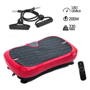 Super louco ajuste massagem ultrathin corpo mais magro vibração placa exercício máquina