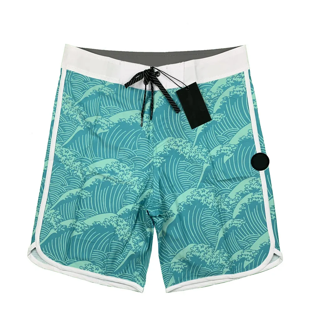 Factory Price Custom Wholesale Leaves Printed Board Shorts Men Breathable Plus Size Board Shorts&swim Trunks