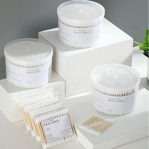 Cotons-tiges OEM, cotons-tiges double tête, cotons-tiges hygiéniques jetables pour le nettoyage des oreilles et le maquillage - Product Image 2