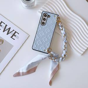 เคสโทรศัพท์หนังขายดีจากโรงงานพร้อมสายคล้องผ้าพันคอสร้อยข้อมือใช้ได้กับ Samsung Galaxy <span class=keywords><strong>Z</strong></span> <span class=keywords><strong>Fold</strong></span> 6 VIVO <span class=keywords><strong>Xiaomi</strong></span> <span class=keywords><strong>Fold</strong></span> <span class=keywords><strong>2</strong></span> 3 - Product Image 4