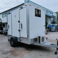 Toilettes mobiles modernes de haute qualité en conteneur |   Unités de toilettes portables durables et résistantes aux intempéries pour usage scolaire – Vente et location
