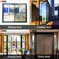 Ventanas Abatibles de Triple Vidrio OUNA, Ventanas de Aluminio Resistentes a Huracanes con Mosquitera, Ventana de Doble Vidrio Templado