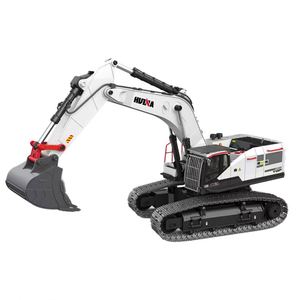 Jouets d'excavation pour enfants : Ensemble de véhicules d'ingénierie (Excavatrices, Chargeuses, Camions-bennes, Grues à tour) - Product Image 2