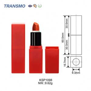 บรรจุภัณฑ์ลิปสติกขนาดเล็กแบบเป็นมิตรกับสิ่งแวดล้อม หลอดลิปสติก บรรจุภัณฑ์ลิปสติกทรงสี่เหลี่ยมแบบกำหนดเอง มีสินค้าในสต็อก - Product Image 2
